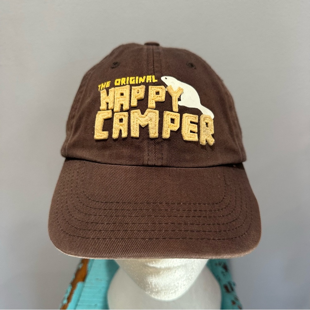 Roots The Original Happy Camper Broken In Soft Comfy Adjustable Hat Brown S / M